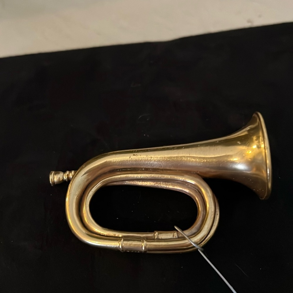 Metropolitan Museum of Art solid brass tuba Christmas ornament 3.5” x 2.5”